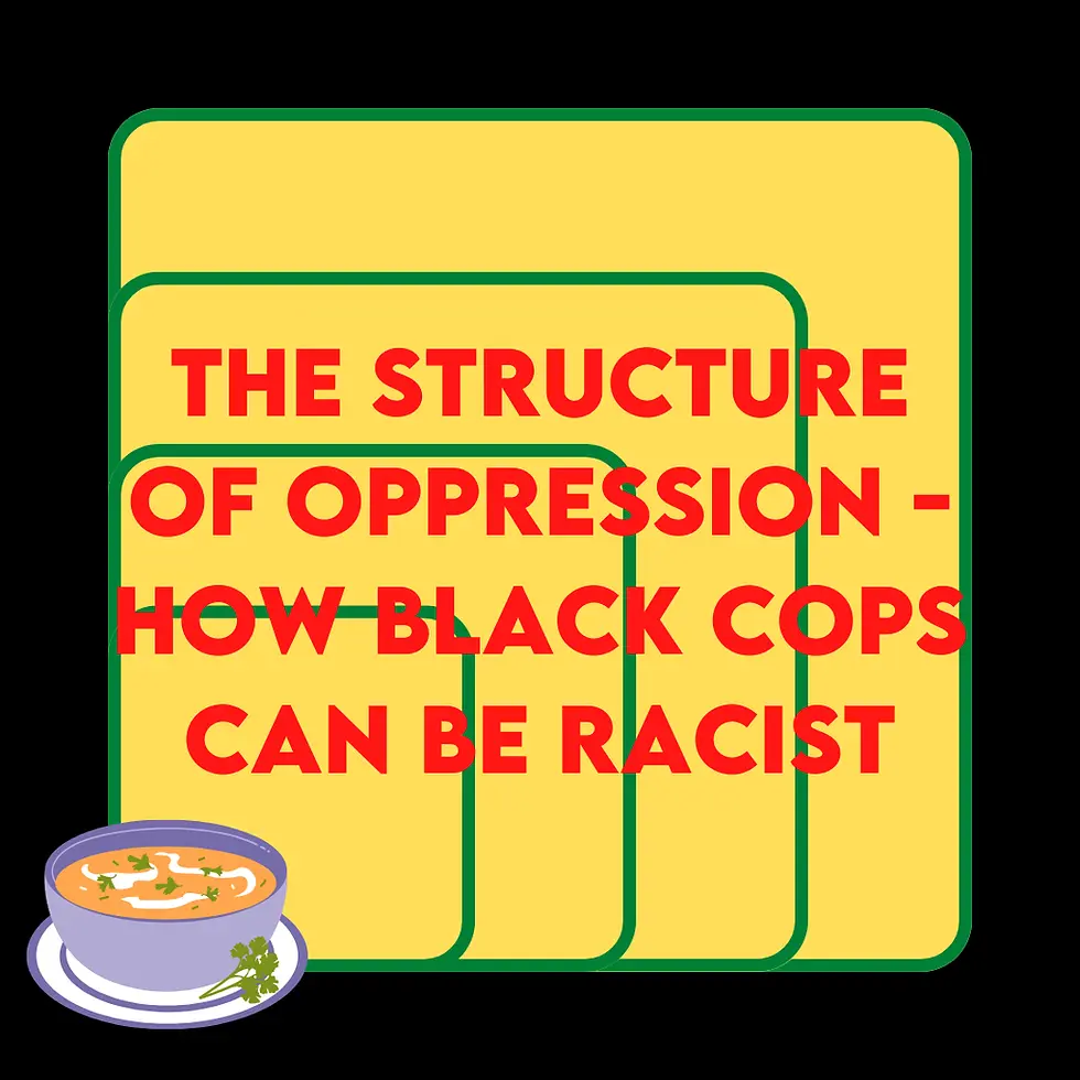 THE STRUCTURE OF RACISM - HOW BLACK COPS CAN BE RACIST
