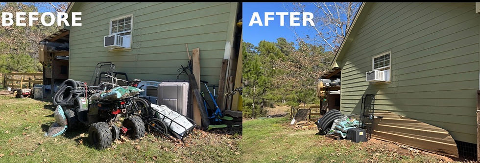 Junk Removal and Storage area lan out in Woodlands, TX