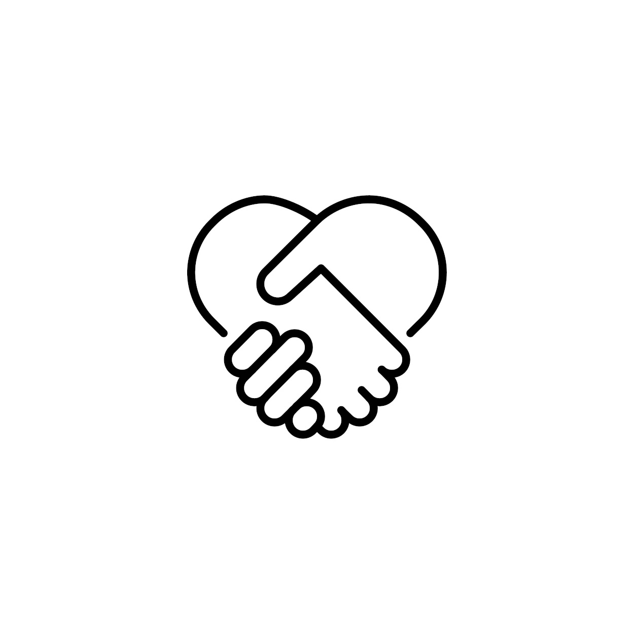 Hands and hearts together