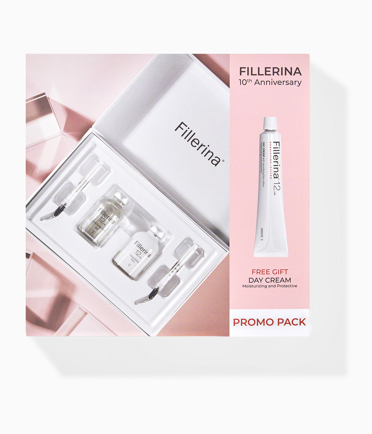 Fillerina Special Offer - Filler Treatment, grade 3 + Filler Day cream, grade 4