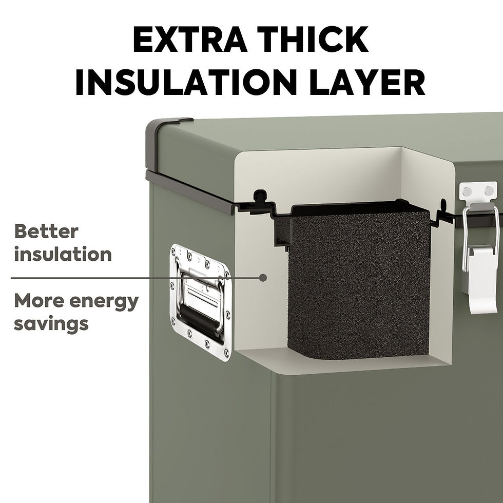 Thumbnail: VL60 Dual Zone Metal Freezer with Cover | ICECO | 60LT