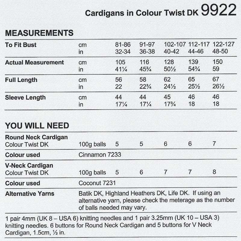 kntting and crochet pattern