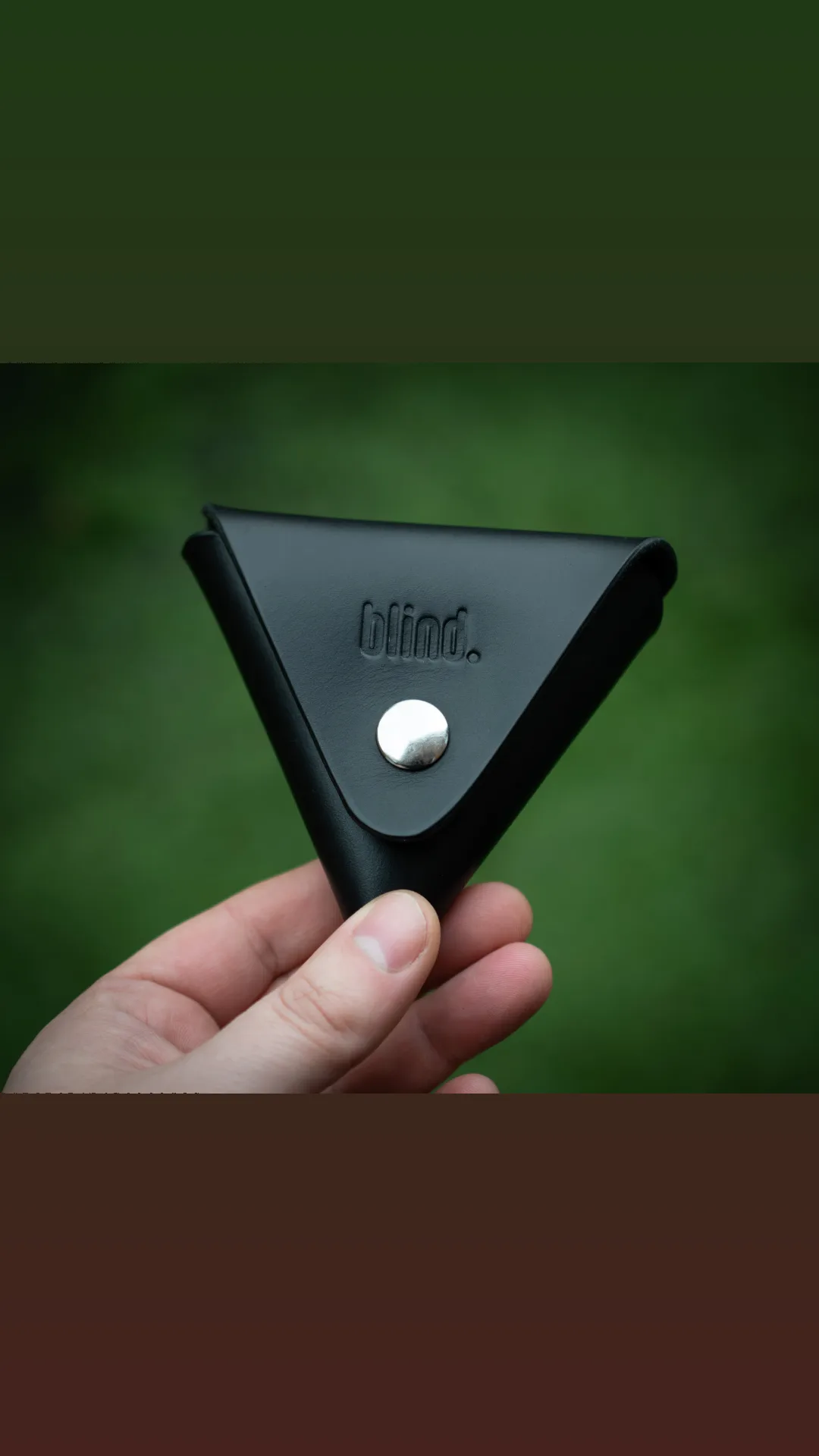 Triangle Coin Pouch - Horween Leather