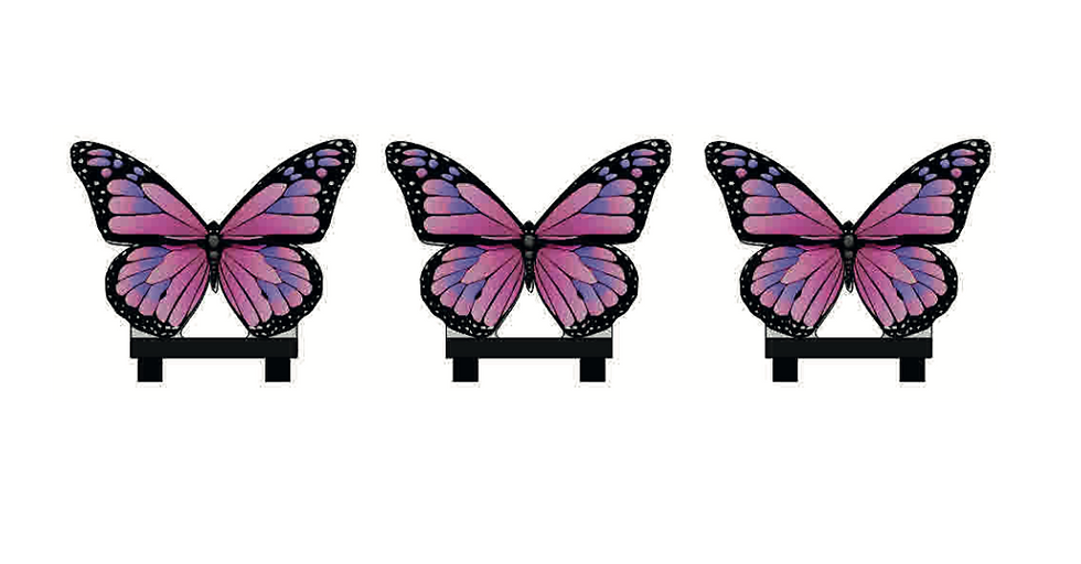 Thumbnail: Butterfly Fillers - Aluminium Base