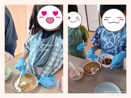 まごころ「きたかしわ」7/26🍫クレープを作ろう!🍯