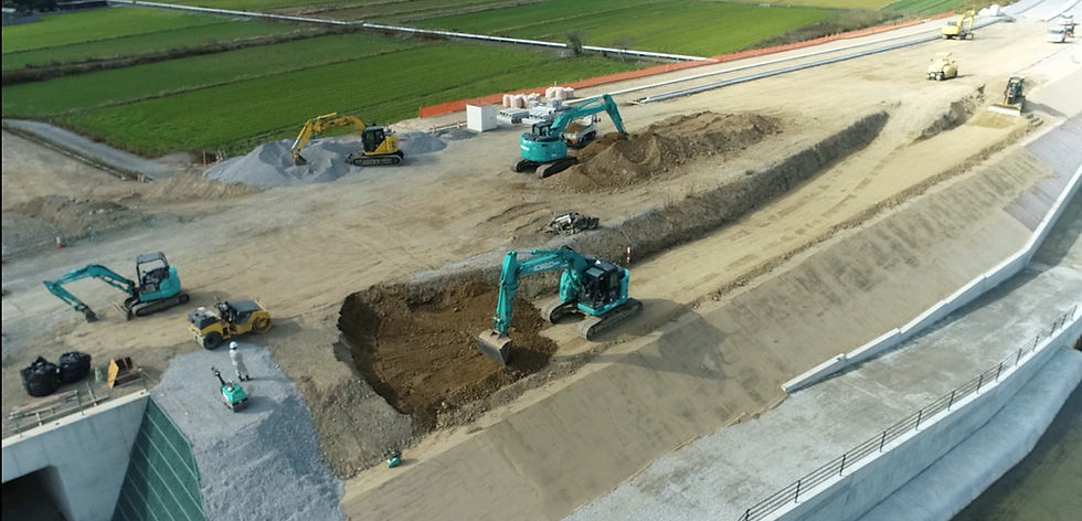 土木工事現場風景