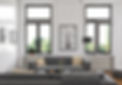Modern UPVC European windows in US homes, featuring advanced GEALAN profiles with precise geometry for energy efficiency, durability, and sleek architectural aesthetics.JPG