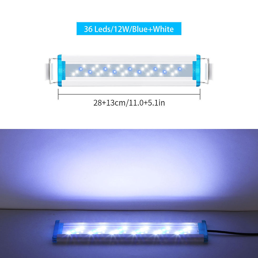 Thumbnail: Ultra-thin Aquarium Light Blue White White Three Color Change Aquatic Grass Land