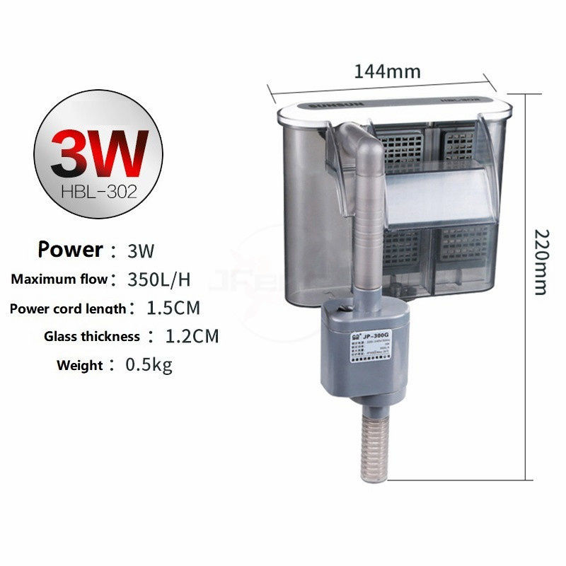 Thumbnail: Sunsun Aquarium External Filter Hang On HBL Fish Tank Accessory Water Fishbowl F