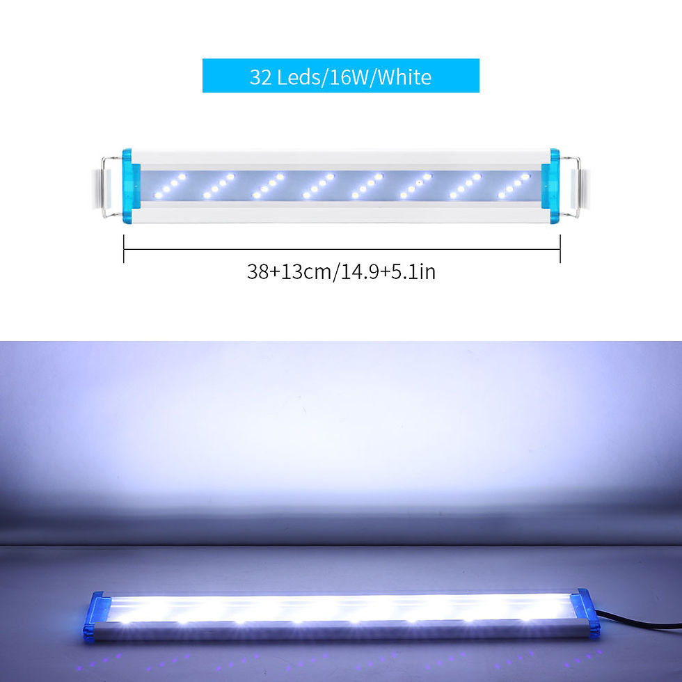 Thumbnail: Ultra-thin Aquarium Light Blue White White Three Color Change Aquatic Grass Land