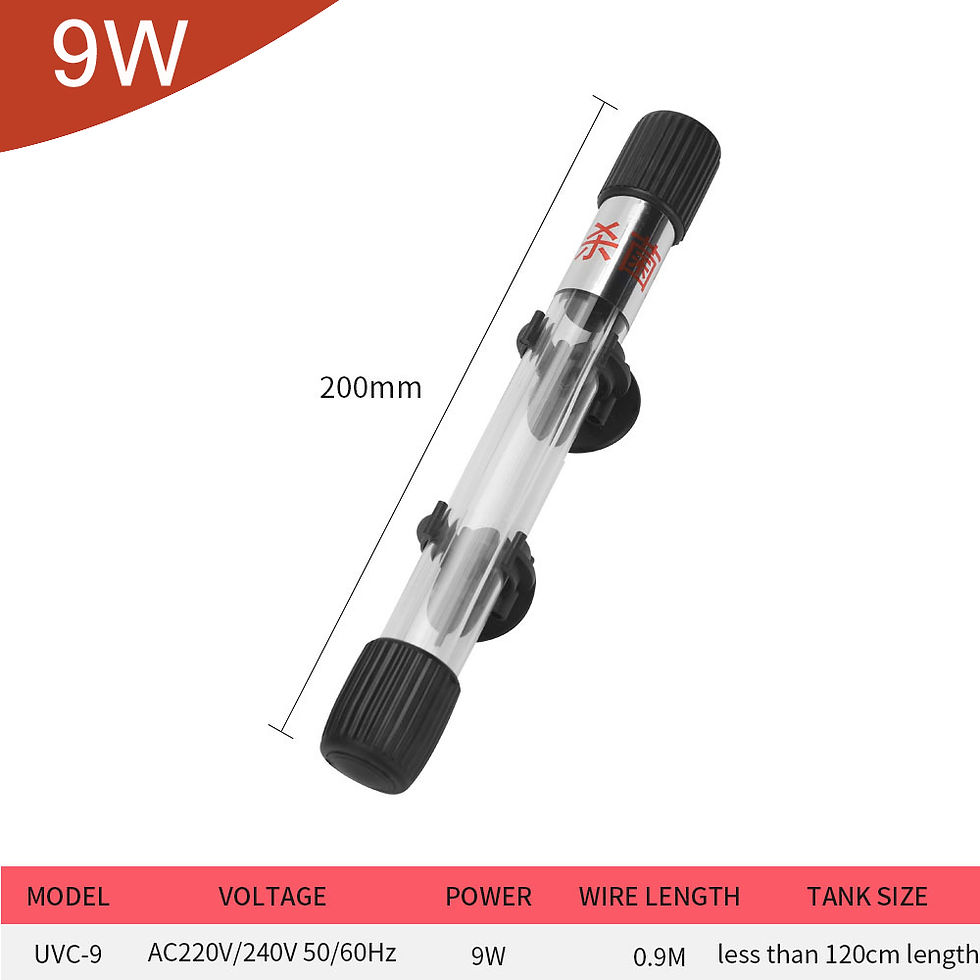 Thumbnail: Aquarium UV Light Submersible Sterilization Lamp 5~11W For Fish Tank