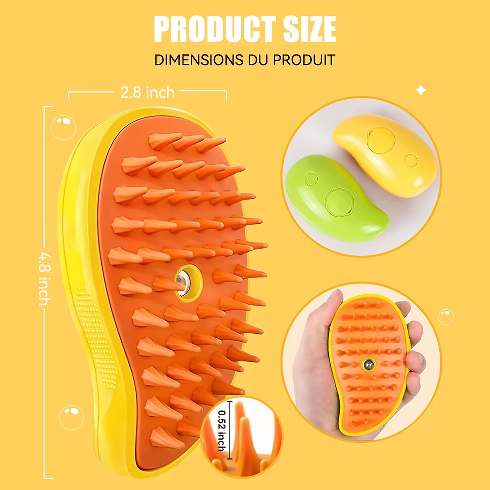 Thumbnail: 3in1 Electric Sprays Massage Combs Cat Dog Steamy Brush Steam Brush Electric Spr