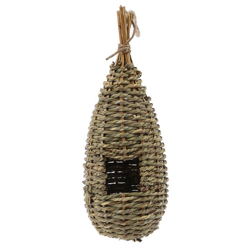 Thumbnail: 19 Style Birds Nest Bird Cage Natural Grass Egg Cage Bird House Outdoor Decorati