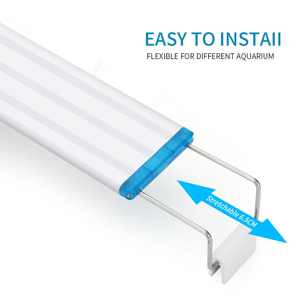 Thumbnail: Ultra-thin Aquarium Light Blue White White Three Color Change Aquatic Grass Land