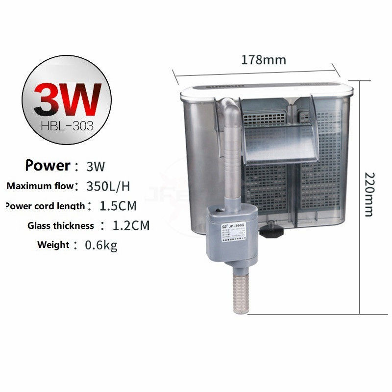 Thumbnail: Sunsun Aquarium External Filter Hang On HBL Fish Tank Accessory Water Fishbowl F