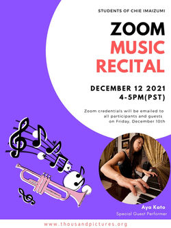 2021 Zoom Music Recital