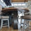 Thumbnail: round custom designed dining table with steel legs Denver