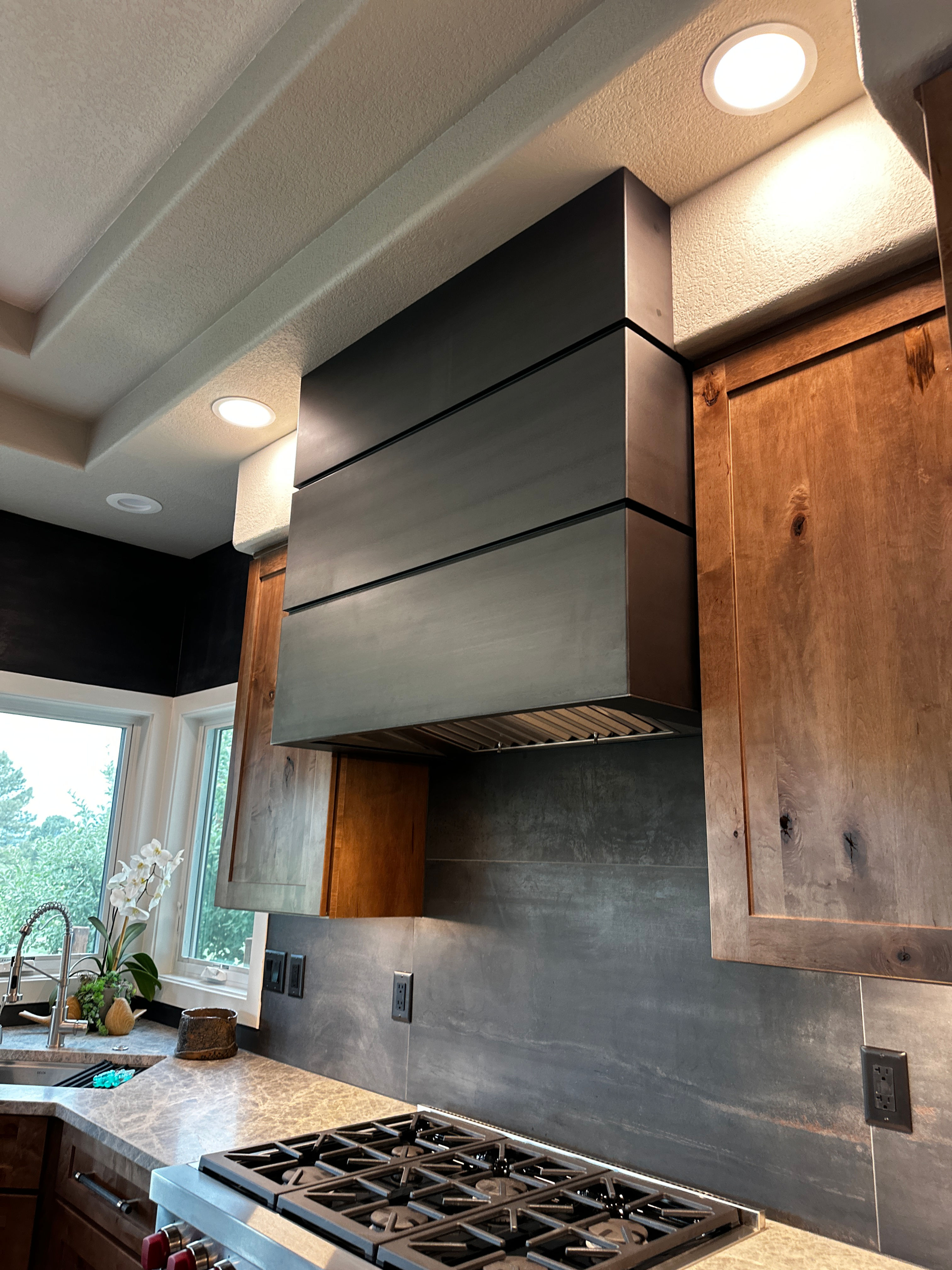 Custom Steel Range Hood