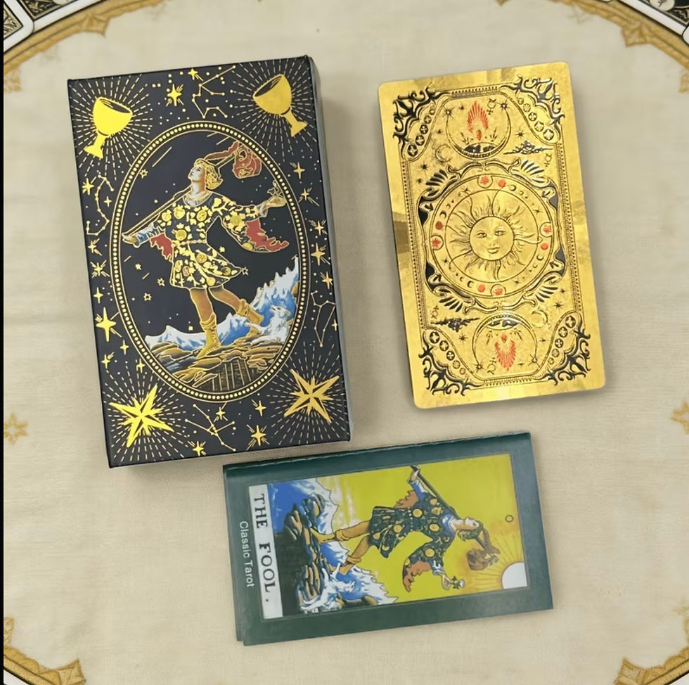 Thumbnail: Gold Foil Tarot Deck