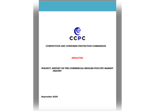 CCPC publishes inquiry into poultry sector