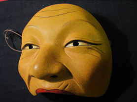 Masque de theatre. Stage fabrication masque pour la scène.