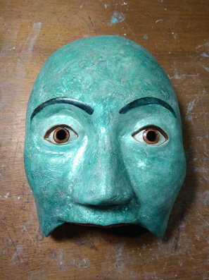 Masque de theatre. Stage fabrication masque pour la scène