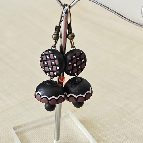 'Samya' Terracotta Jhumkas