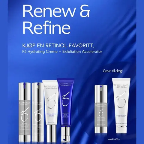 Kampanjebilde for Renew & Refine fra ZO Skin Health
