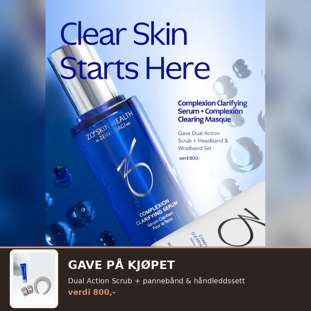 ZO Skin Health Complexion Clear Skin-sett – Serum + Maske med gave