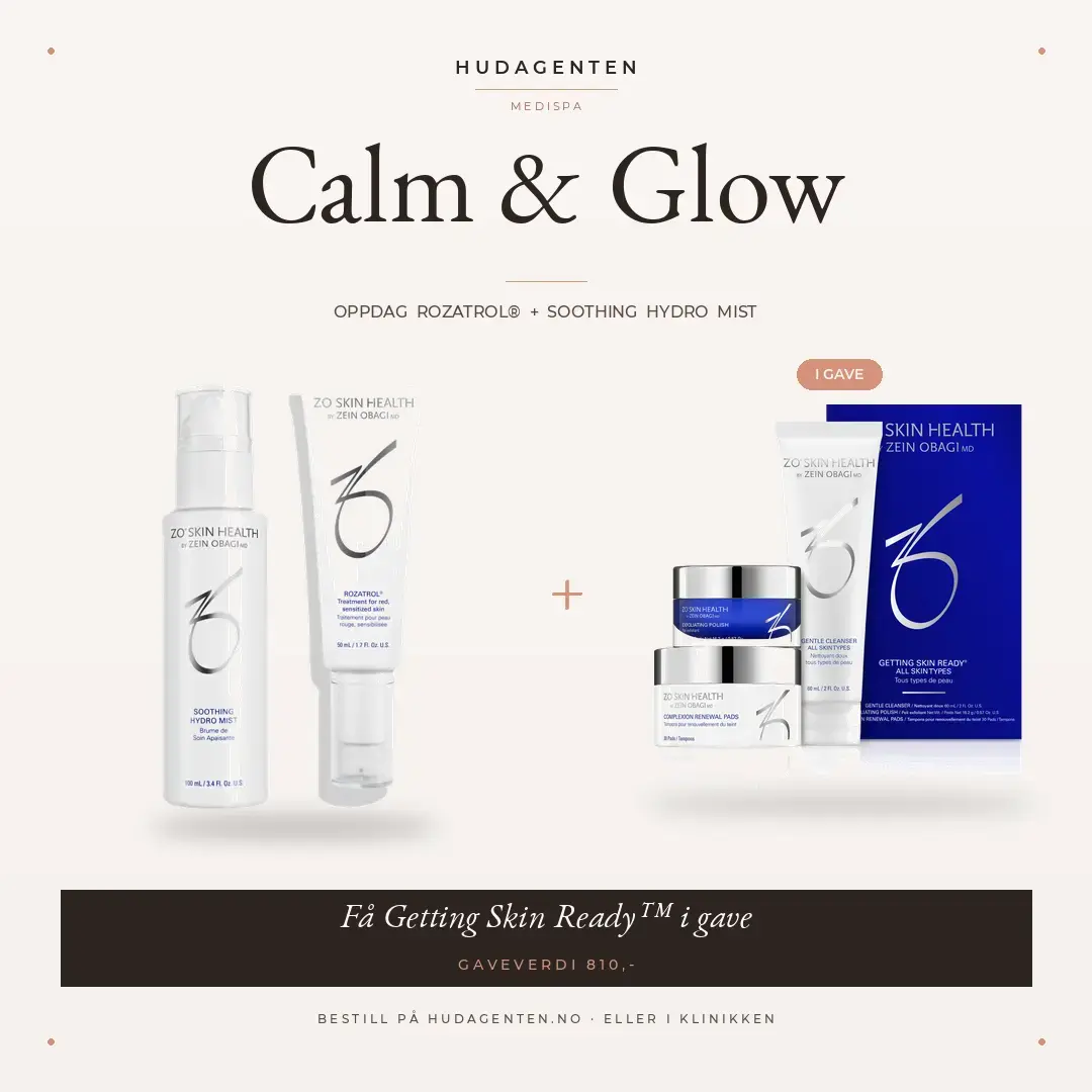 Calm & Glow – Rozatrol® + Soothing Hydro Mist (med Getting Skin Ready™ i gave)