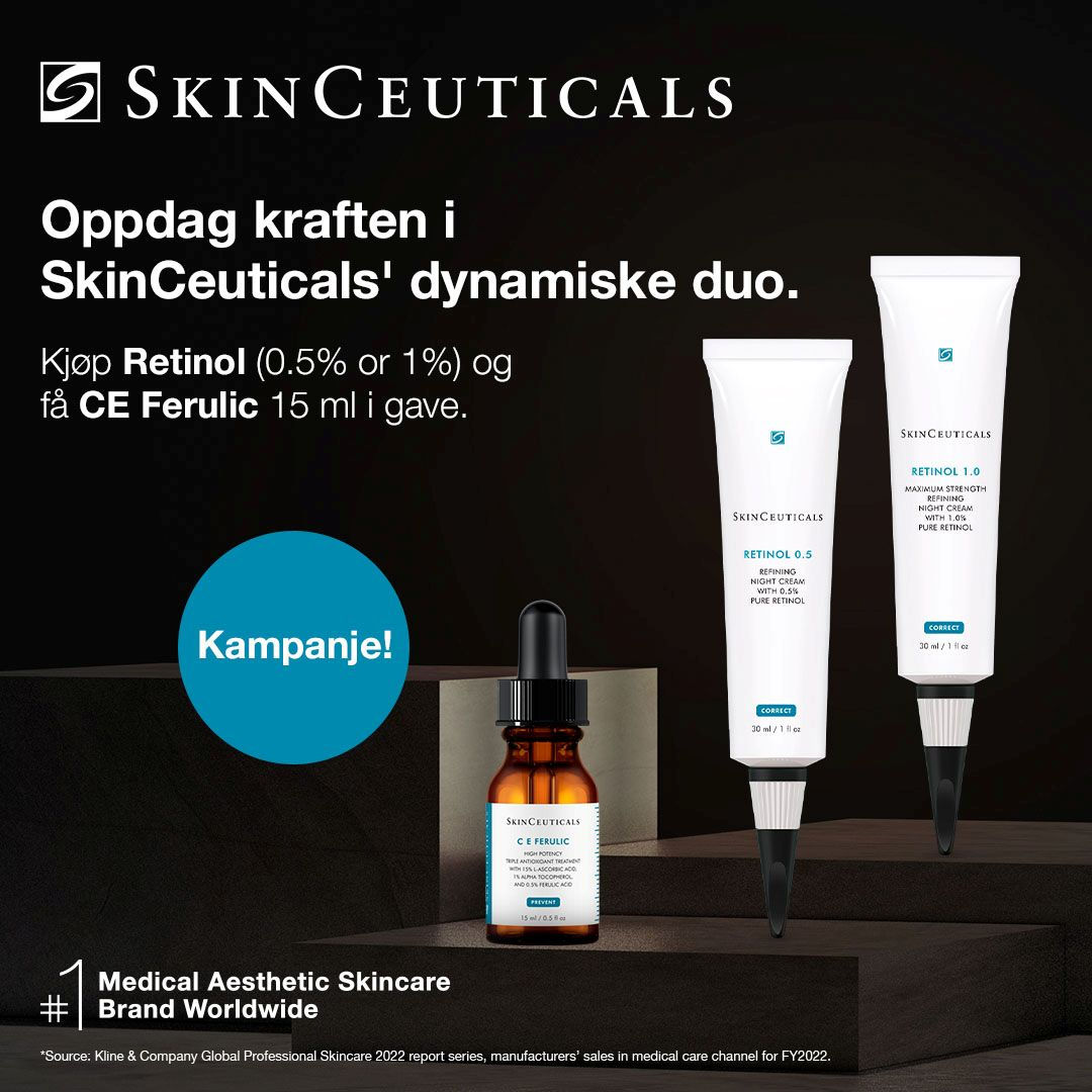 Skinceuticals Retinolkampanje med gratis 15ml CE Ferulic