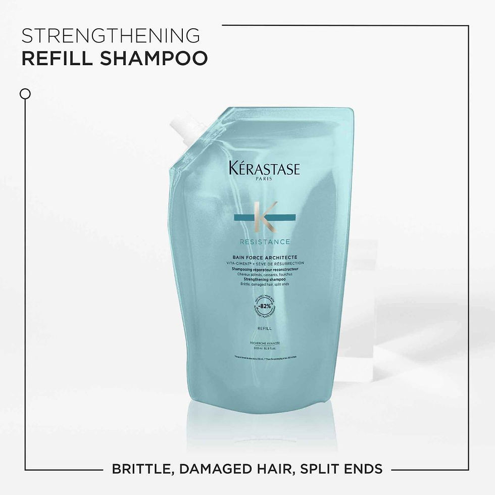 Miniatyrbilde: Kérastase RESISTANCE BAIN FORCE ARCHITECTE SHAMPOO REFILL 500ML
