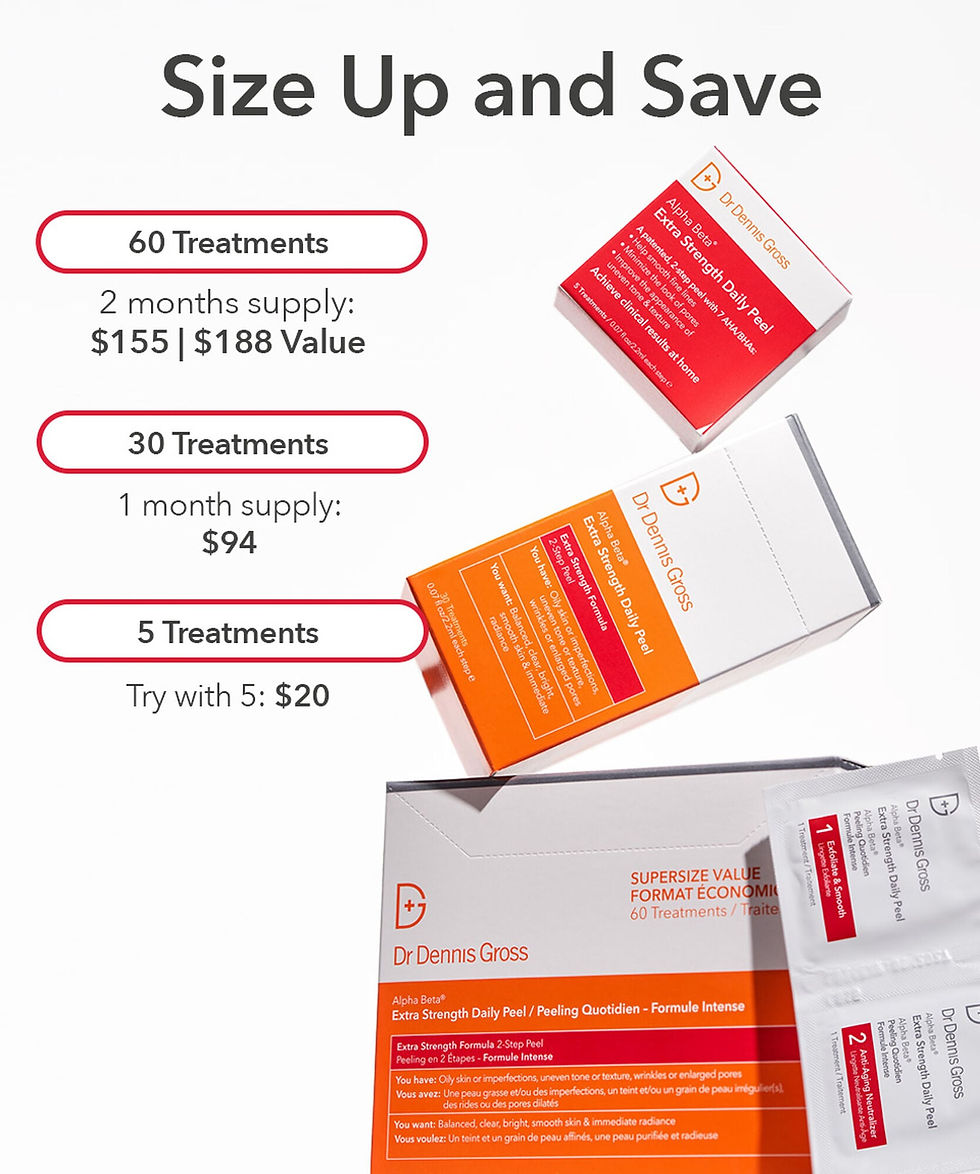 Miniatyrbilde: Dr Dennis Gross Face Peel Extra Strength 5 pk