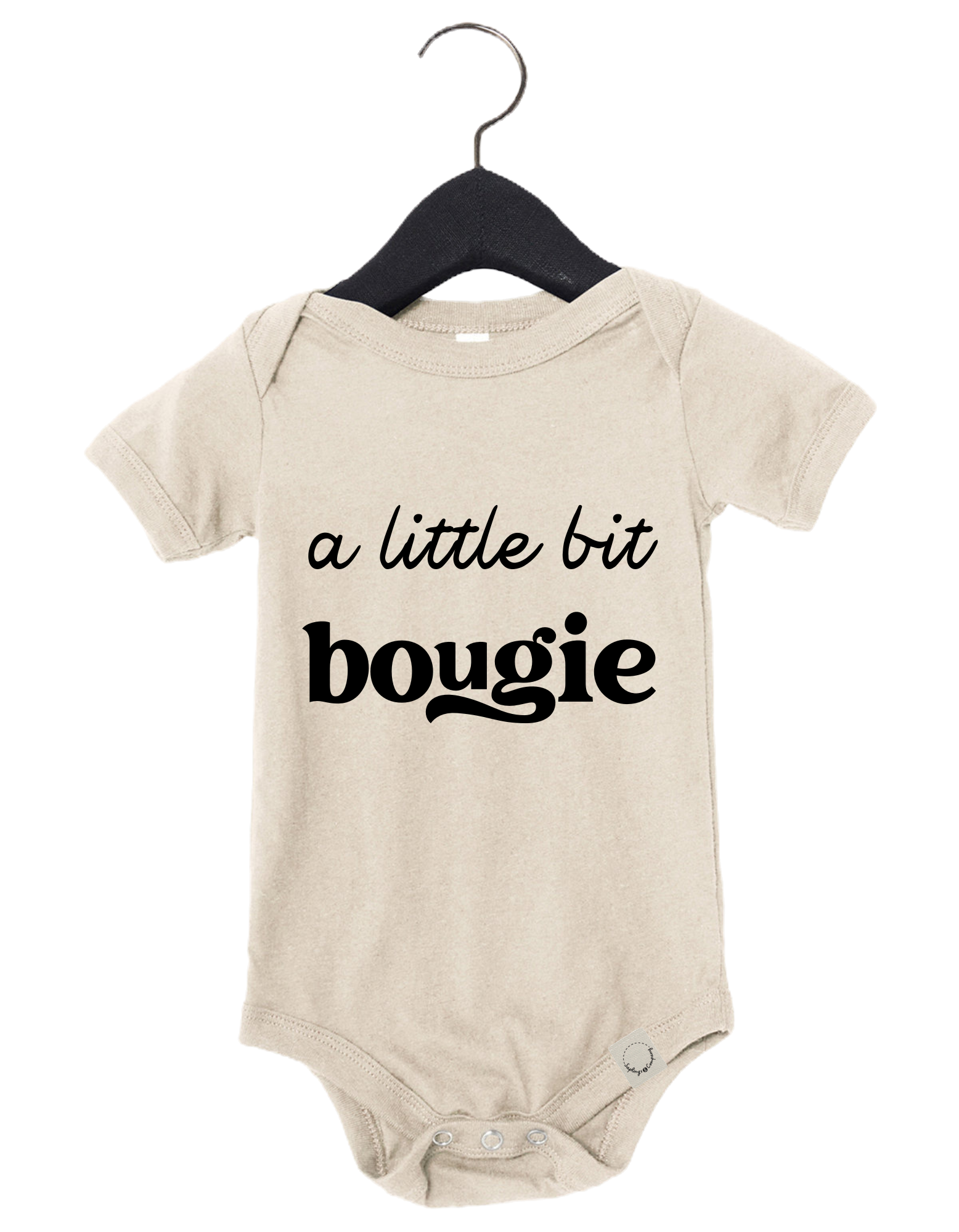 'A little bit bougie' Jersey onesie