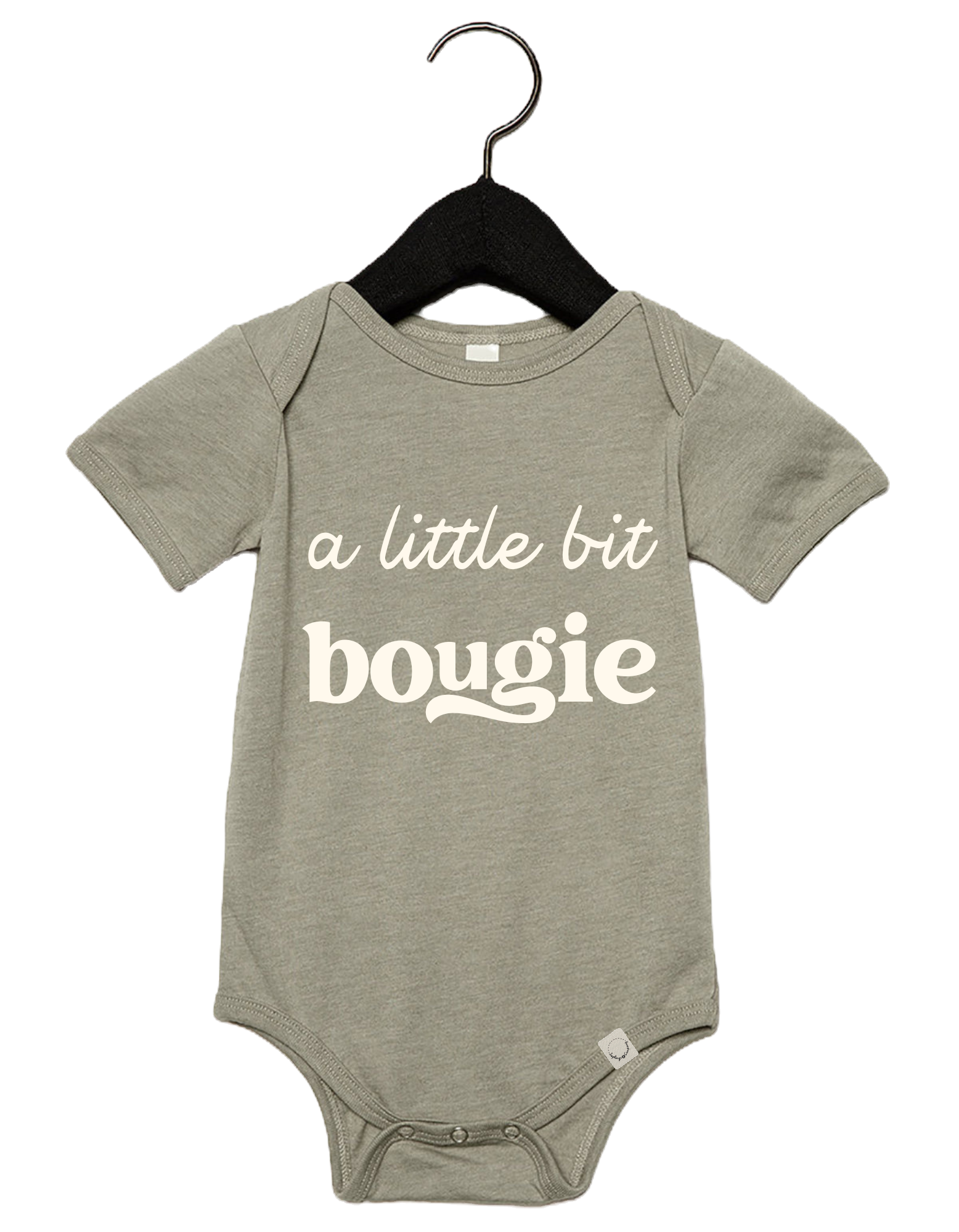 'A little bit bougie' Jersey onesie