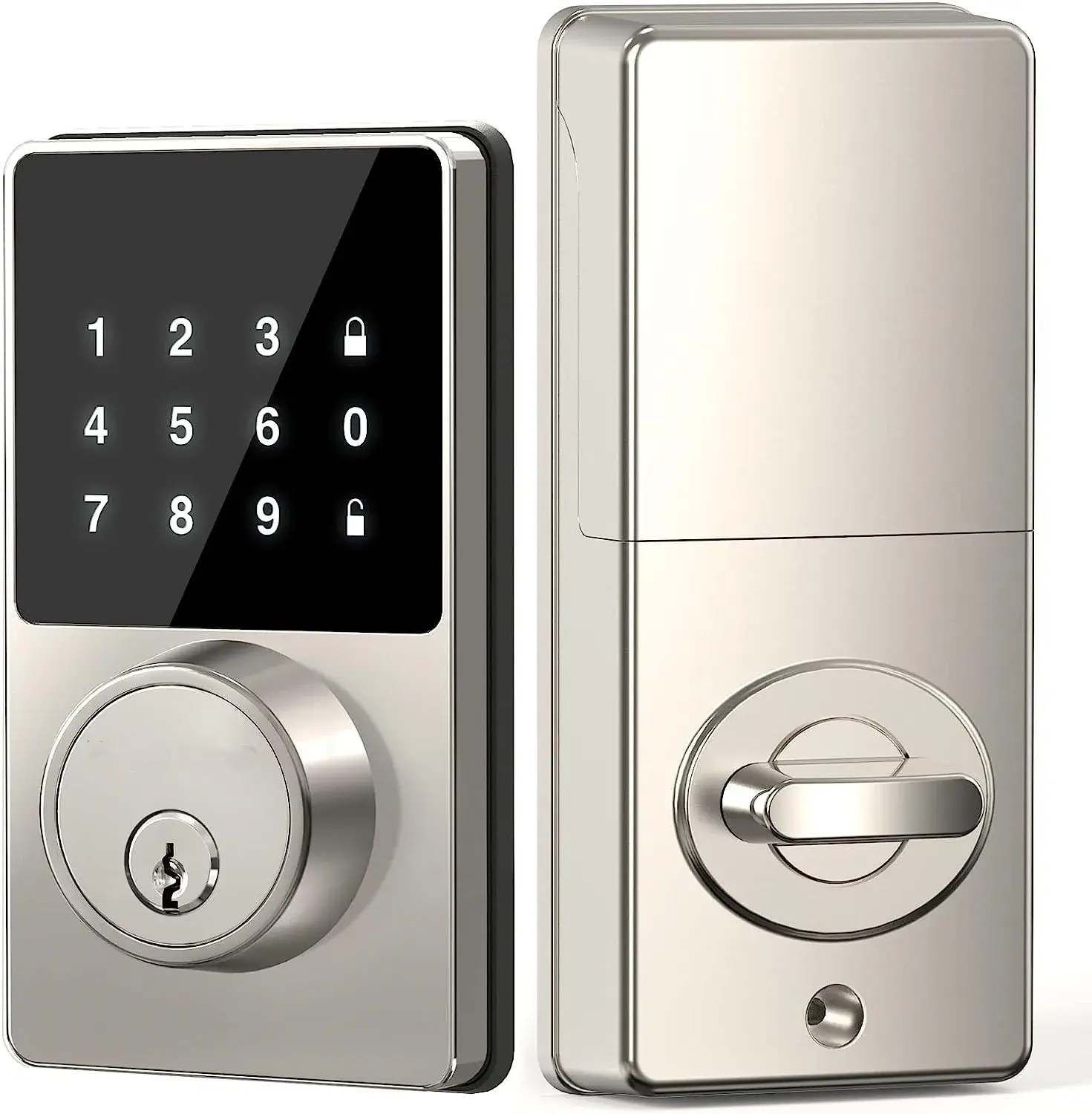 Smart Lock With Password, Keyless Entry Door Lock With Touchscreen Keypads, Easy