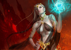 Endless Nights | Vanora - The High Priestess (detail)