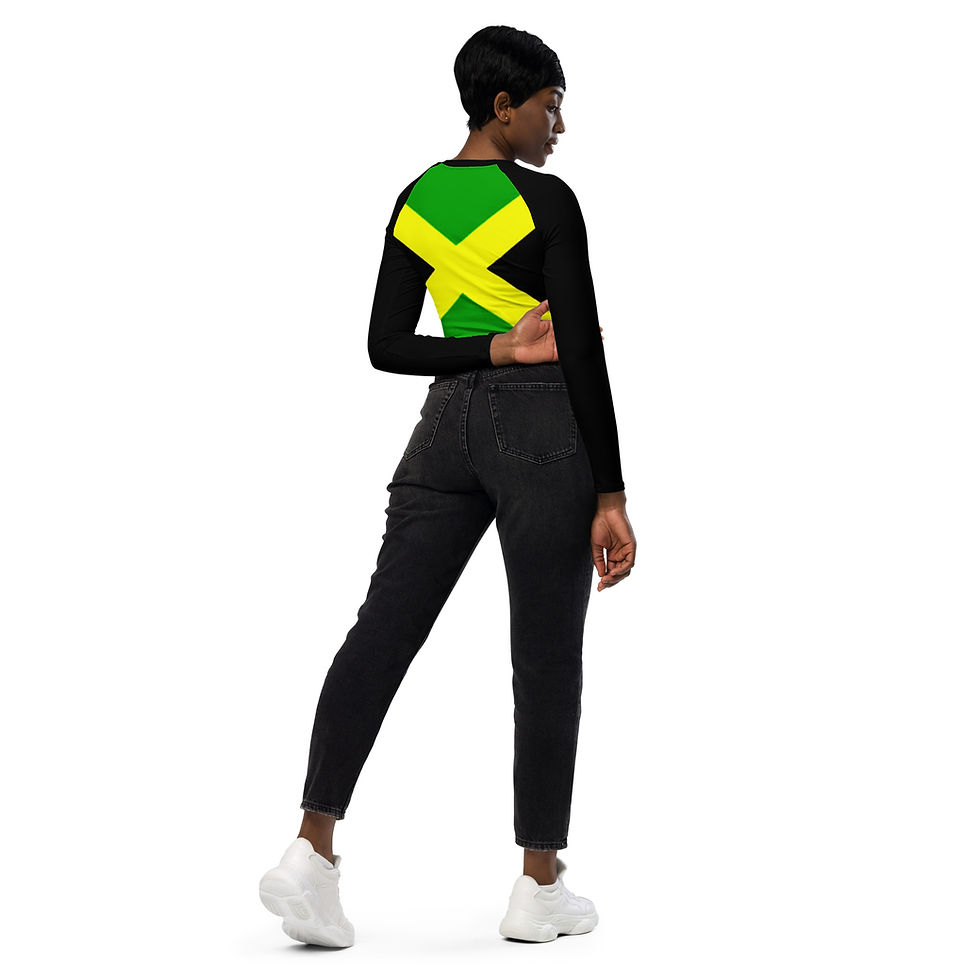 Thumbnail: Jamaica long-sleeve crop top