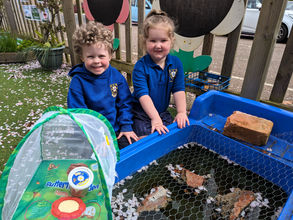 Tadpoles and Caterpillars at Kidderminster's Little Trinity Nursery