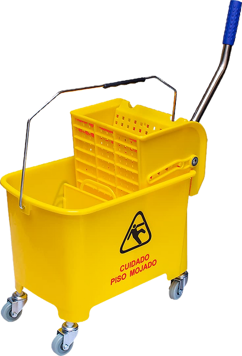 Cubeta con Exprimidor Industrial