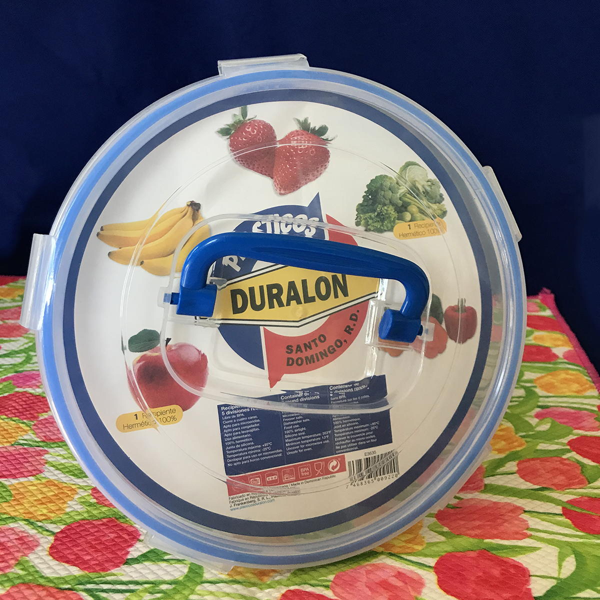 Envase Hermético 5 Divisiones