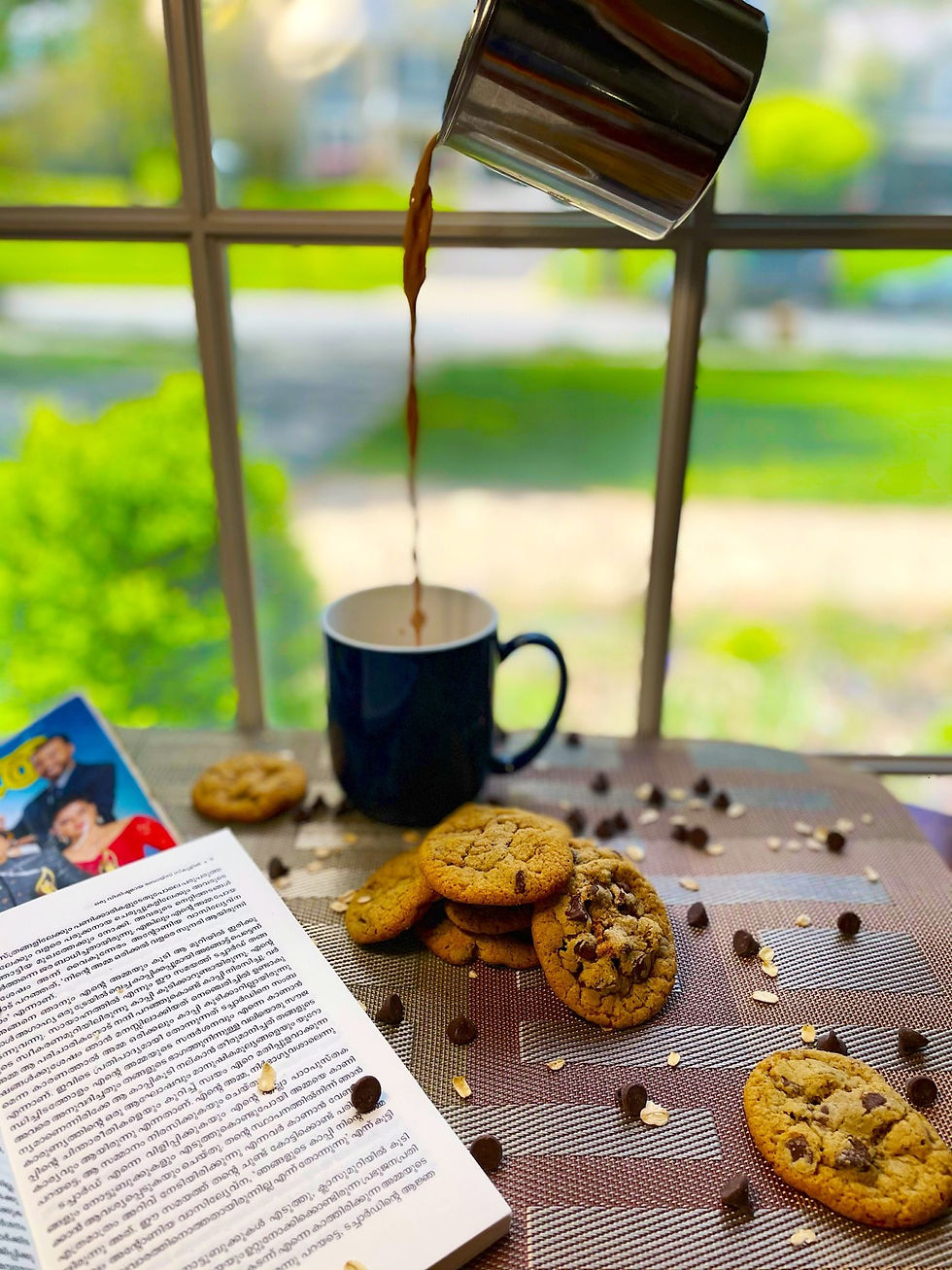Homemade Chocolate chip cookies made with oat flour