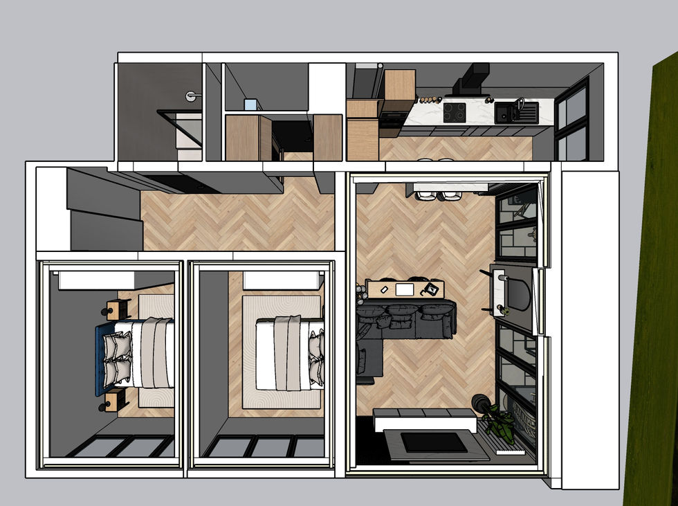 Rénovation appartement LYNE DESIGN décoration d'intérieur
