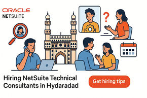 How recruitment firms solve the NetSuite consultant hiring problems in Hyderabad tech industry.