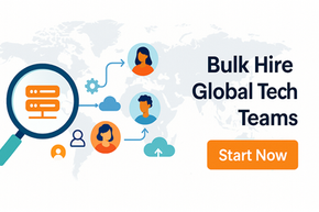Global IT bulk hiring plan designed by expert staffing agency