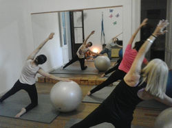 Pilates con elementos