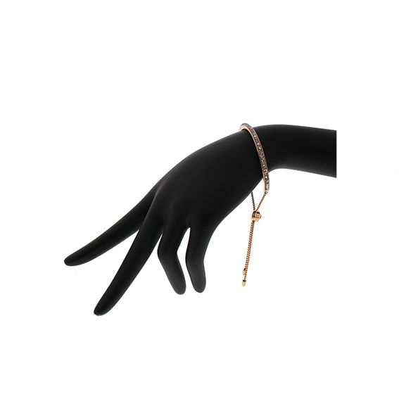Thumbnail: Friendship Slider Bracelet with Rock Crystals