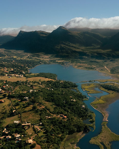 Vista aérea da Serra da Lapinha