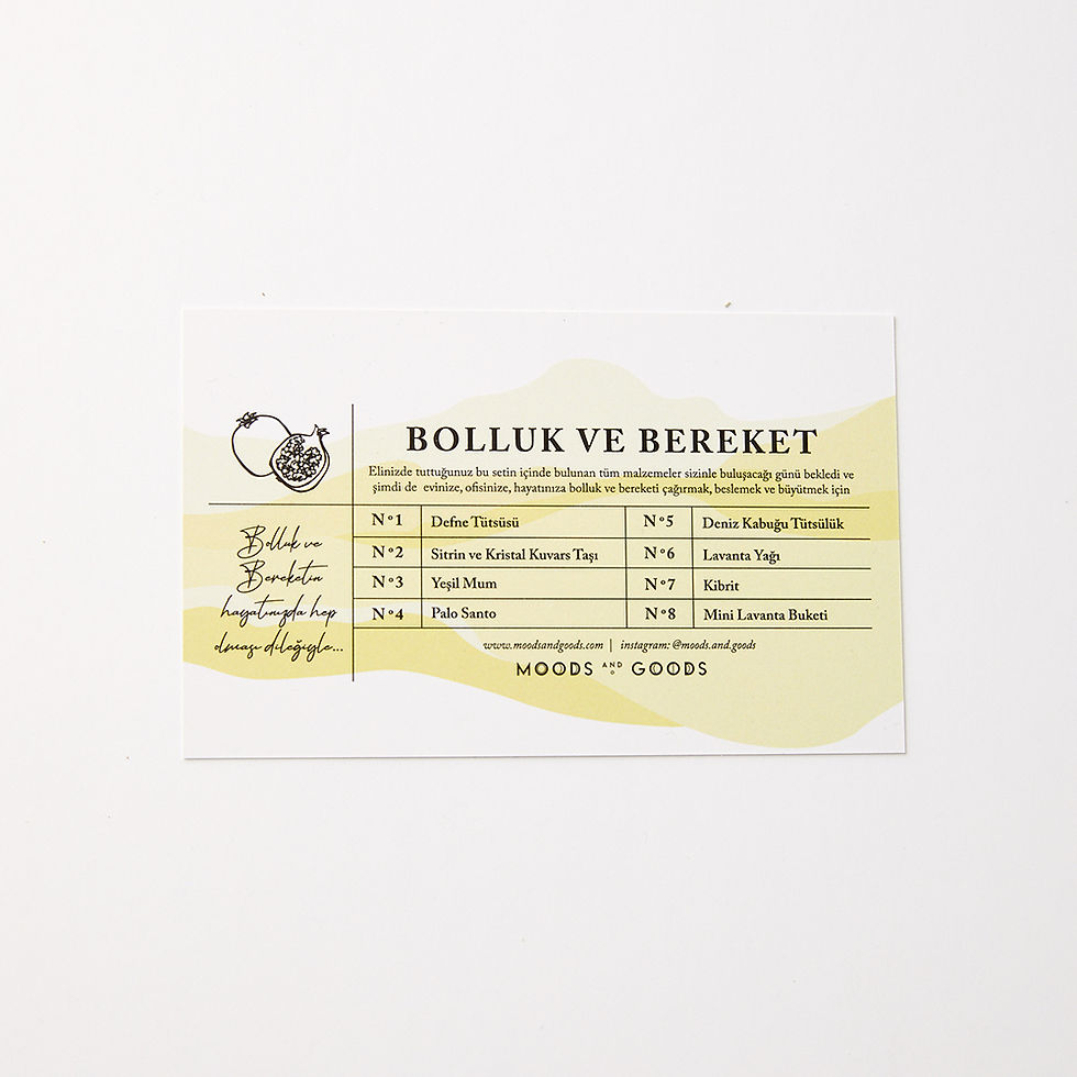 Küçük resim: bolluk ve bereket seti