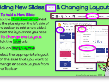 📄Quick Tip - Adding New Slides & Changing Layout